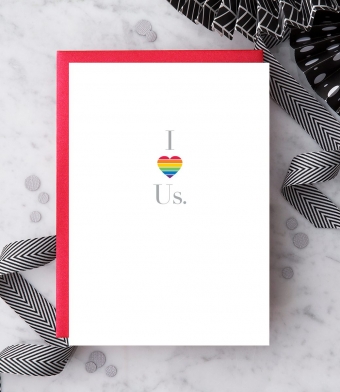 Design with Heart Studio - Greeting Cards - “I Love Us.”