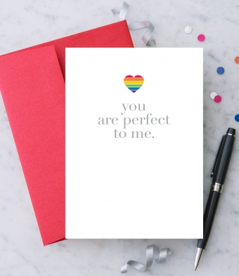 Design with Heart Studio - Greeting Cards - “You Are Perfect To Me.”