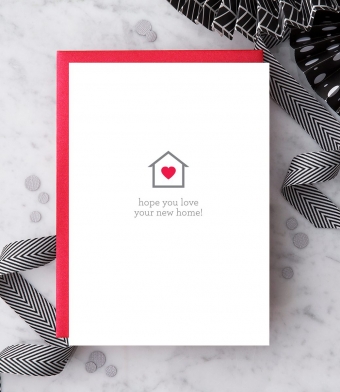 Design with Heart Studio - Greeting Cards - “Hope you love your new home!”