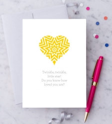 Design with Heart Studio - Greeting Cards “Twinkle, twinkle, little star!”