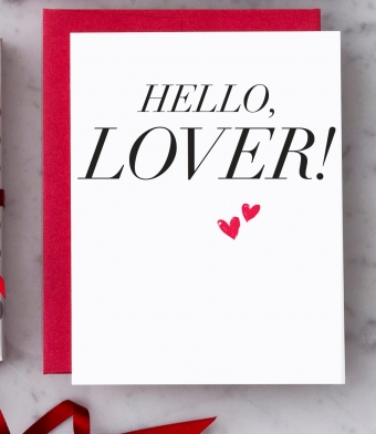 Design with Heart Studio - Greeting Cards - “Hello, Lover!”