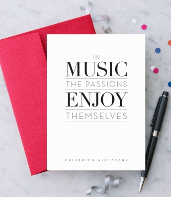 Design with Heart Studio - Greeting Cards - In Music The Passions