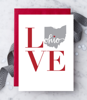 Design with Heart Studio - Greeting Cards - Love Ohio
