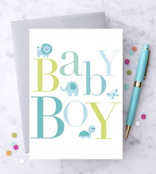 Design with Heart Studio - Greeting Cards Baby Boy