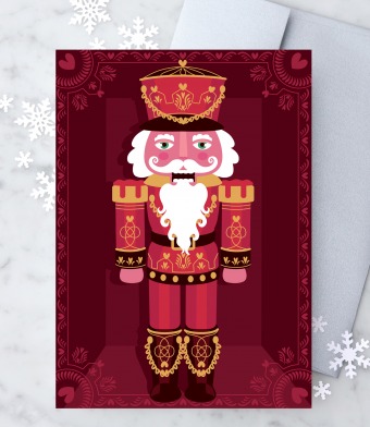Design with Heart Studio - Holiday - Christmas Nutcracker – Gold Foil