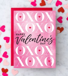 Design with Heart Studio - New - XOXO Happy Valentine’s Day Watercolor