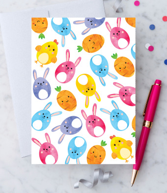 Design with Heart Studio - Greeting Cards - Easter Bunnies & Chicks