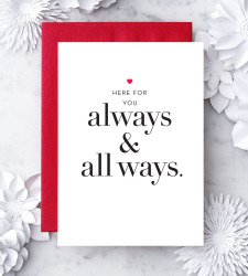 Design with Heart Studio - Greeting Cards Here for You – Always & All Ways