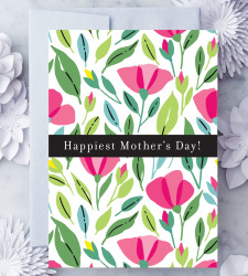 Design with Heart Studio - New - Floral Happiest Mother’s Day