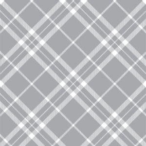 Silver Plaid Giftwrap