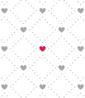 Design with Heart Studio - Diamonds & Hearts Giftwrap