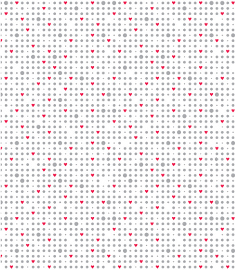 Design with Heart Studio - Dots & Hearts Giftwrap