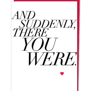 And Suddenly There You Were - Finding Cupid