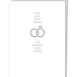Love and best wishes for happily ever after!