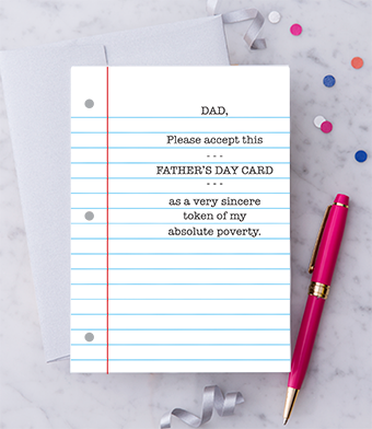 Design with Heart Studio - “Please accept this Father’s Day card”