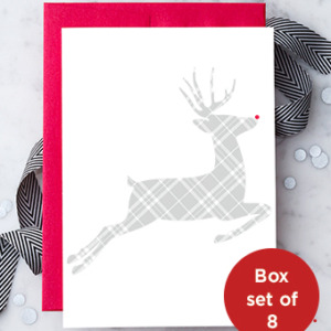 Plaid Holiday Reindeer Box Set