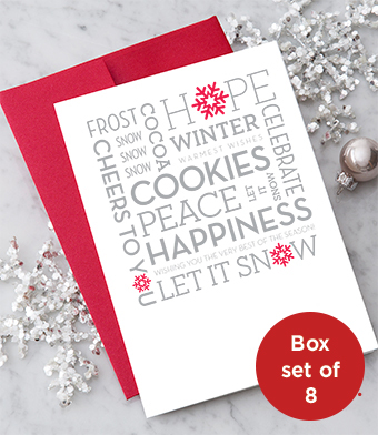 Design with Heart Studio - Holiday Word Cloud Box Set