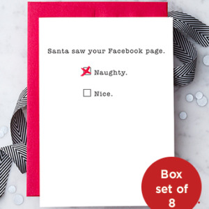 Santa Saw Your Facebook Page Box Set