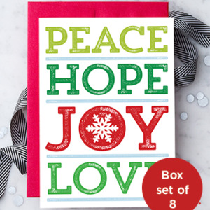 Peace Hope Love Joy Box Set