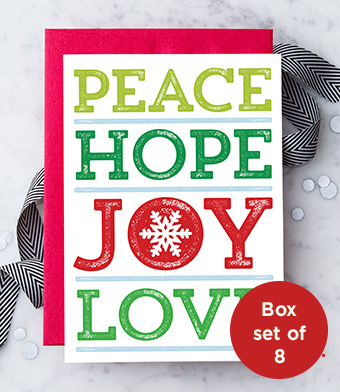 Design with Heart Studio - Peace Hope Love Joy Box Set