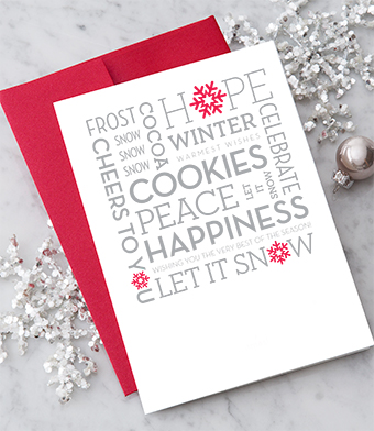 Design with Heart Studio - Holiday Word Cloud