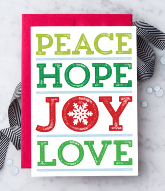 Design with Heart Studio - Peace Hope Joy Love