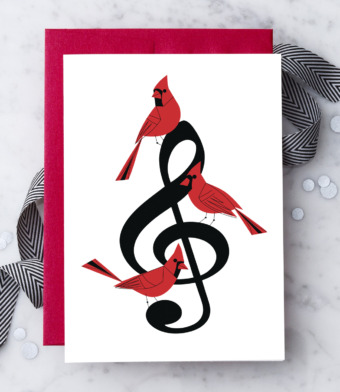 Design with Heart Studio - Musical Cardinals