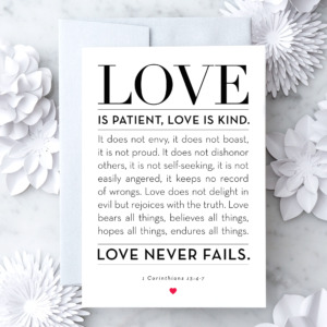 1 Corinthians 13:4-7