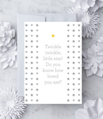 Design with Heart Studio - Twinkle, twinkle, little star! Do you know how loved you are