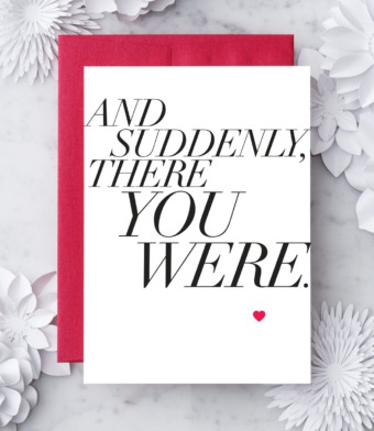 Design with Heart Studio - And Suddenly There You Were