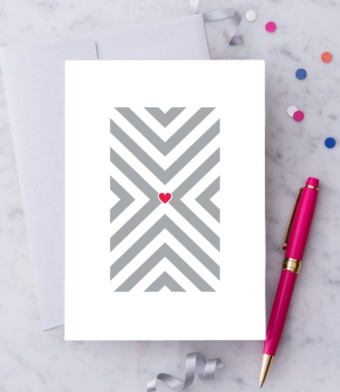 Design with Heart Studio - Geometric Heart