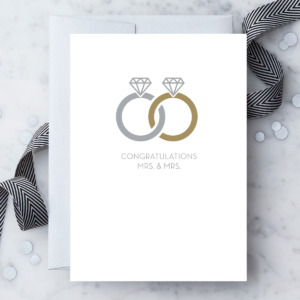 Congratulations, Mrs. & Mrs.