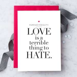 Love Is A Terrible Thing To Hate