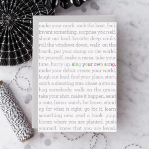 Sing your own song
