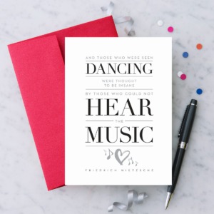 Hear the music
