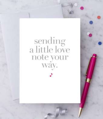 Design with Heart Studio - Sending a love note