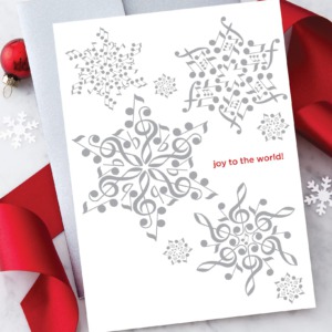 Musical Note Snowflakes