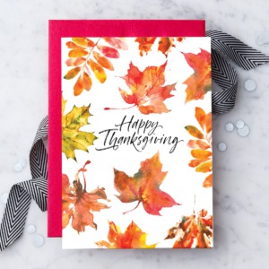 Happy Thanksgiving Leaves