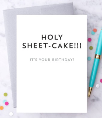 Design with Heart Studio - “Holy Sheet-Cake!”