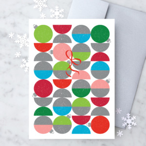 Mid-century modern Christmas ornaments