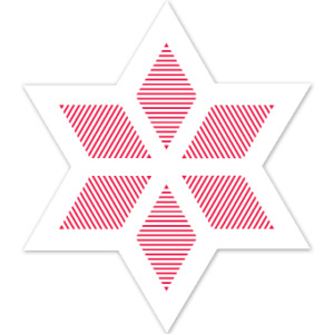 Red Holiday Poinsettia Gift Tag