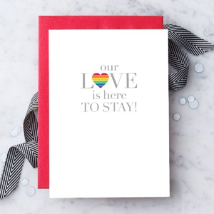 Our love is here to stay!