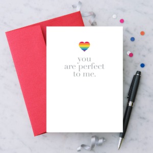 "you are perfect to me."