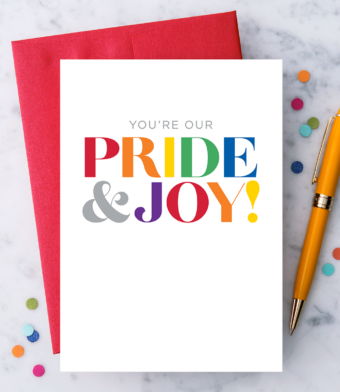 Design with Heart Studio - “You’re Our Pride & Joy”