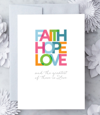 Design with Heart Studio - “Faith Hope Love”