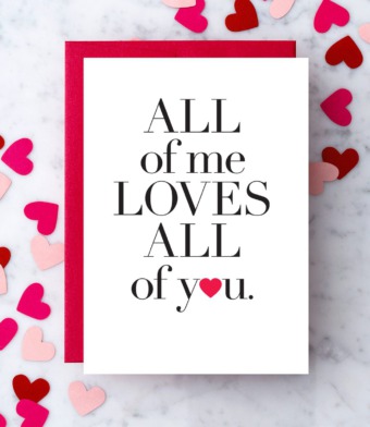 Design with Heart Studio - “All of me loves all of you.”