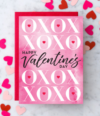 Design with Heart Studio - XOXO Valentine’s Day Watercolor