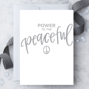 Power To The Peaceful