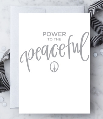 Design with Heart Studio - Power To The Peaceful