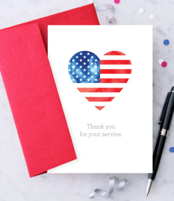 Design with Heart Studio - Thank you for your service.